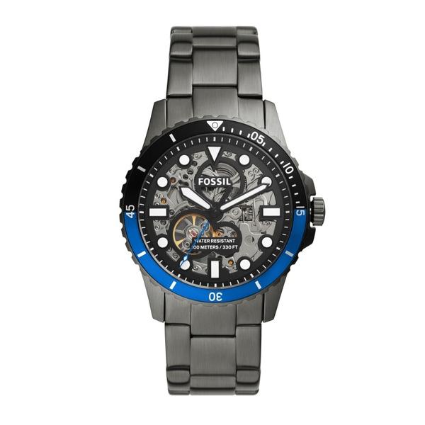 「FOSSIL」 アナログ腕時計 FREE シルバー メンズ