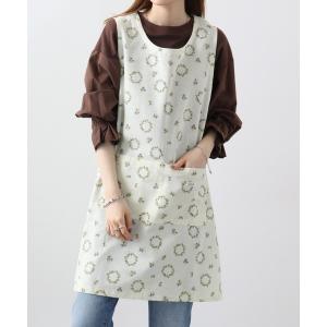 エプロン PAGE ONE フラワーミモザ 脇ボ...の商品画像