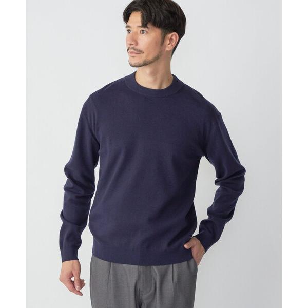 「SHIPS」 長袖ニット MEDIUM ネイビー メンズ