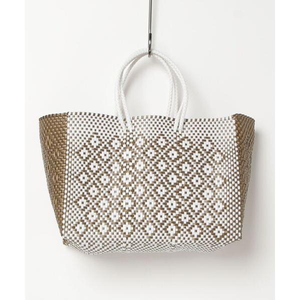 トートバッグ 「Moon Bird/ムーンバード」手編みのメルカドバッグ・DIAMOND ワイド レ...