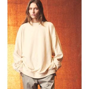 メンズ スウェット 「UNISEX」Heavy-Weight Sweat Prime-Over Side Zip Crew Neck Pullover｜zozo