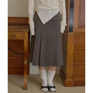 スカート レディース double pocket pleated skirt / ダブルポケットプリーツスカート｜zozo