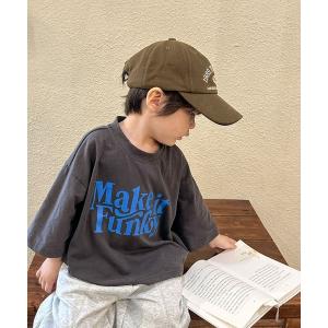 キッズ tシャツ Tシャツ 「kids」バイカラーロゴロンT/ロゴTシャツ（80〜130cm)｜zozo
