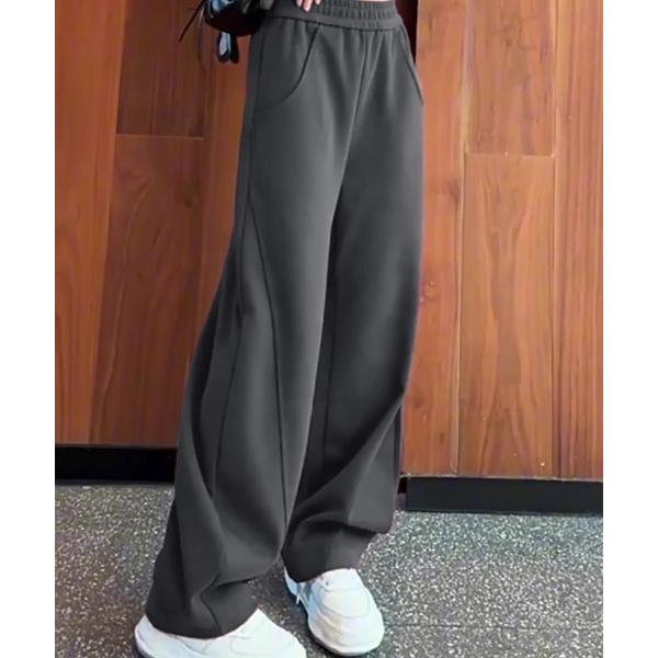 ワイドパンツ スウェットパンツ ジャージ 裏起毛ワイドパンツ レディース