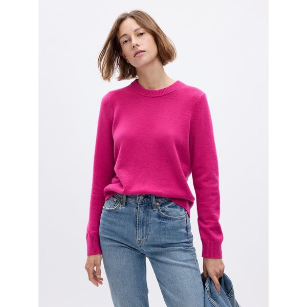 「GAP」 長袖ニット M ピンク レディース