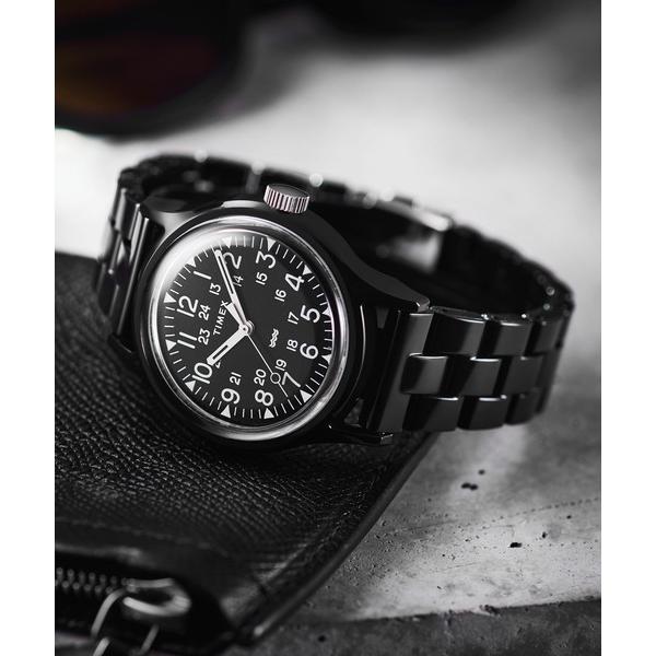 「TIMEX」 アナログ腕時計 FREE ブラック メンズ