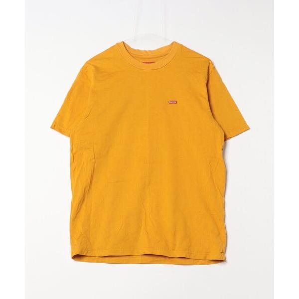「Supreme」 ワンポイント半袖Tシャツ S オレンジ メンズ