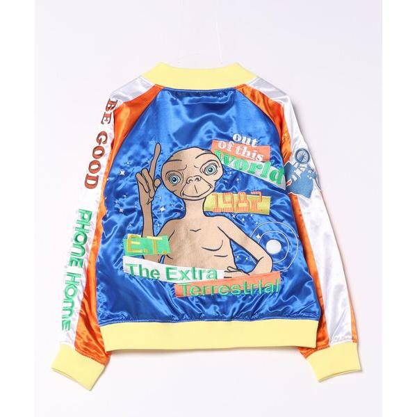 スカジャン 「 E.T. 」 キラキラバイセコー スカジャンL レディース メンズ