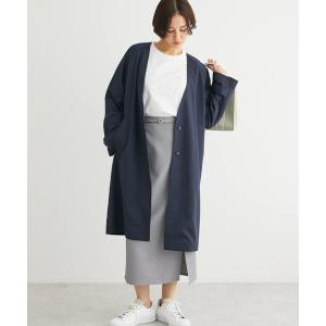 コート アウター 撥水加工　ケア楽着流しコート レディース