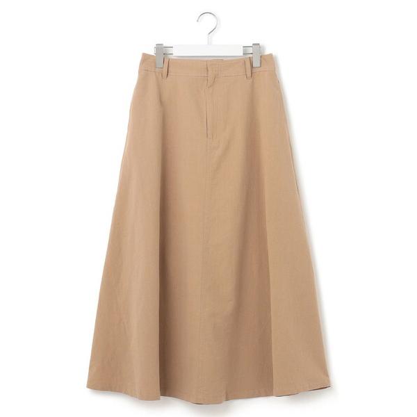 スカート 「WOMEN」ワンウォッシュリネンコットン スカート