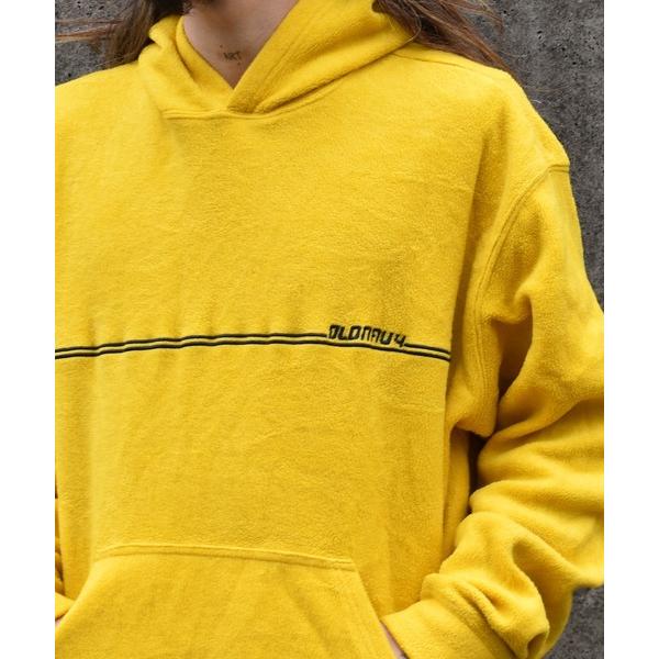 パーカー 「ヴィンテージ古着」OLD NAVY / オールドネイビー ロゴ刺繍 フリースパーカー メ...