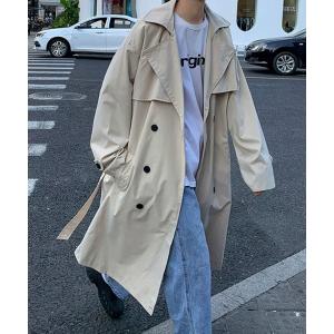コート トレンチコート メンズ 「BENDER TOKYO」オーバーサイズ トレンチコート スプリングコート｜zozo