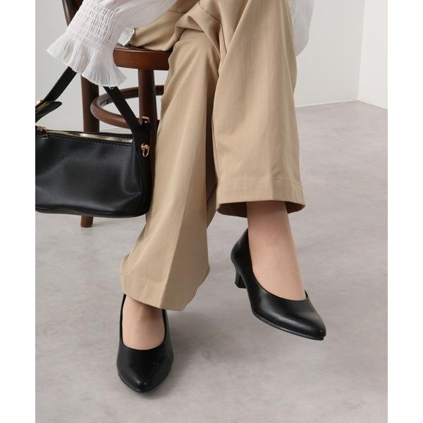パンプス 高機能リクルート、フォーマル　4cmヒール　プレーンパンプス