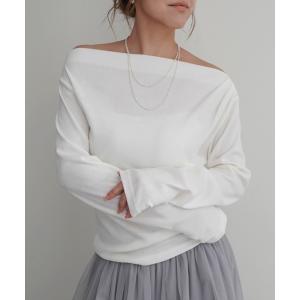 tシャツ ボートネックトップス レディース