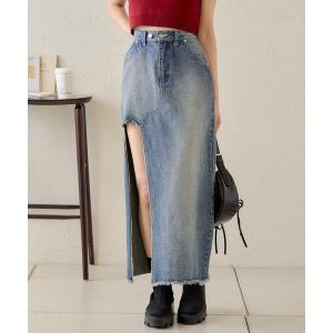 スカート デニム 「2サイズ展開/6色展開」カッ...の商品画像