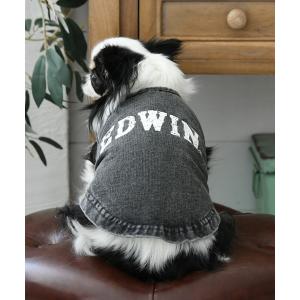 犬 服 EDWIN/ウォッシュドビンテージタンク