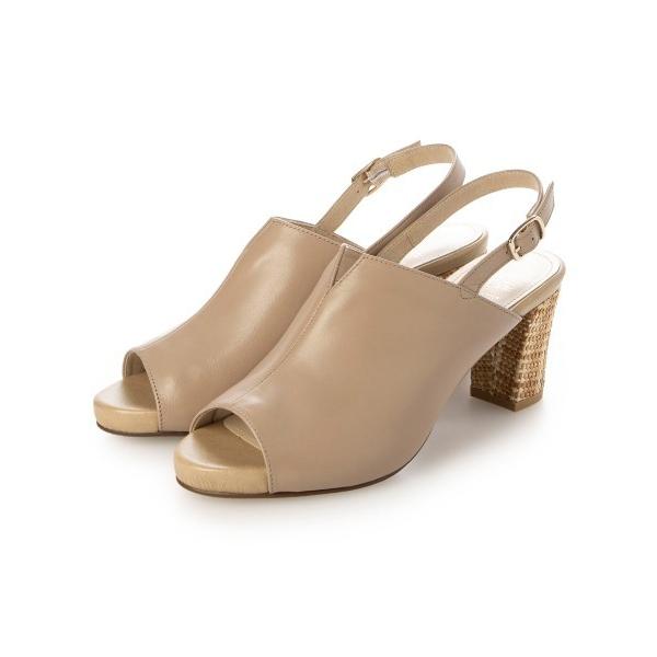 サンダル 厚底ミュールサンダル レディース