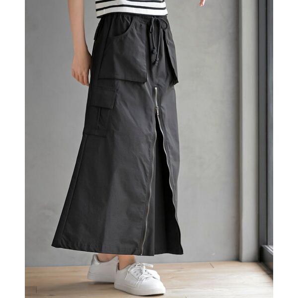 スカート フロントＺＩＰカーゴスカート