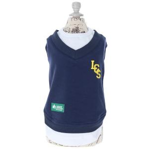 犬 服 LOGOS/レイヤード風タンク