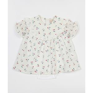 ベビー服 チェリーワンピースロンパース キッズの商品画像