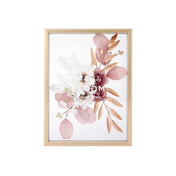 ポスター アートフラワー アートボード ピンク