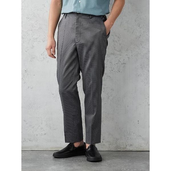 スラックス 軽量プチプラセットアップ　パンツ　無地　グレー/ネイビー メンズ