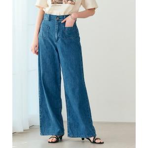 パンツ デニム ジーンズ レディース 「Lee×grove別注」DENIM MARINE PANTS｜ZOZOTOWN Yahoo!店