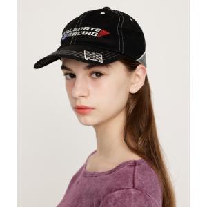 レディース 帽子 キャップ EMBROIDERY RACING CAP｜zozo