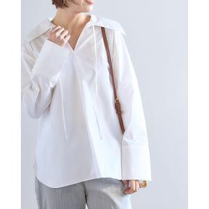 シャツ ブラウス レディース 「イージーケア」スキッパーロングシャツ｜ZOZOTOWN Yahoo!店