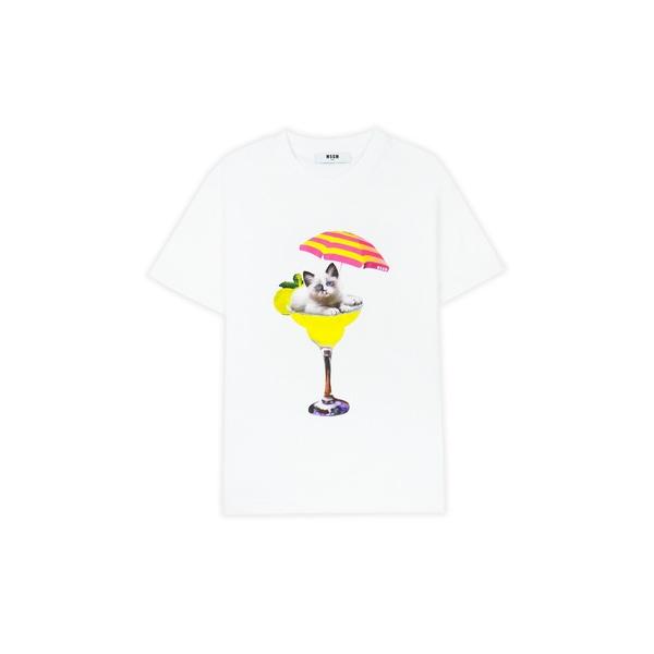 tシャツ COCKTAIL CAT グラフィックTシャツ キッズ 子供服 女の子