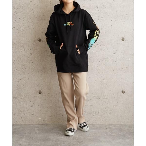 パーカー VANS M GLOW FLAME プルPK VN0A541BBLK メンズ レディース