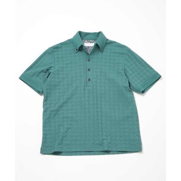 ポロシャツ 「ACTIVE TAILOR」リンクスジャカードポロシャツ メンズ