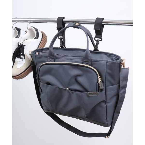 トートバッグ flatte flatte(フラッテフラッテ) バギーフック・USBポート付きトートシ...