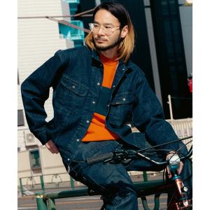 デニム ライダース レディース（メンズGジャン、デニム