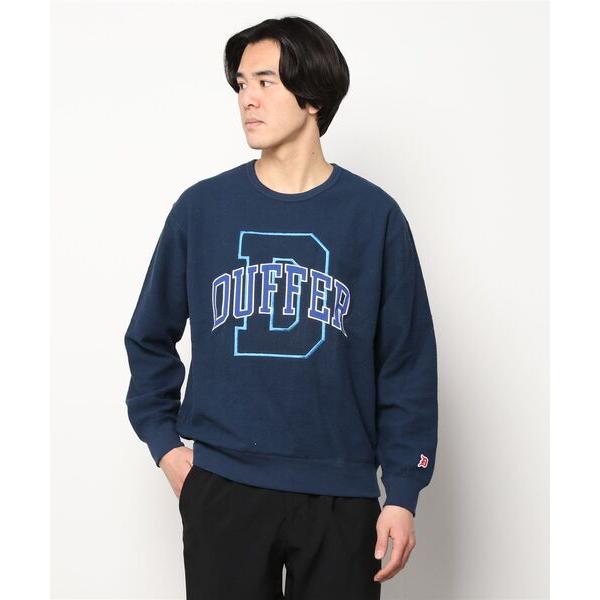 「The DUFFER of ST.GEORGE」 スウェットカットソー SMALL ネイビー メン...