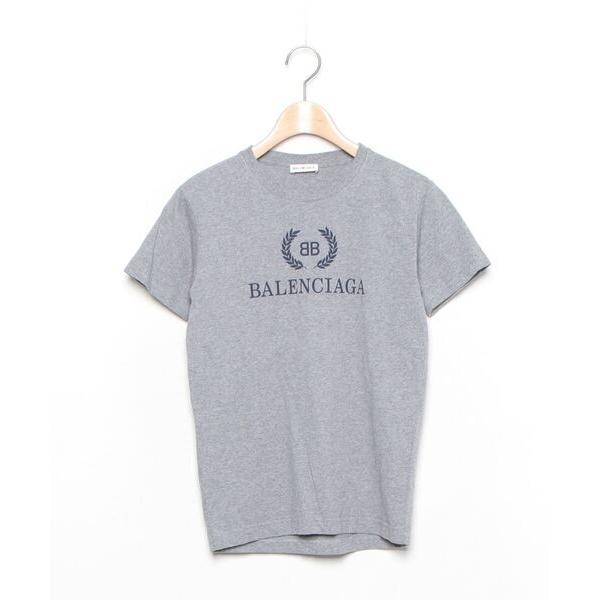 「BALENCIAGA」 半袖Tシャツ X-SMALL グレー レディース