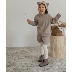 「pairmanon」 「KIDS」セットアップ X-SMALL グレイッシュベージュ キッズ｜zozo