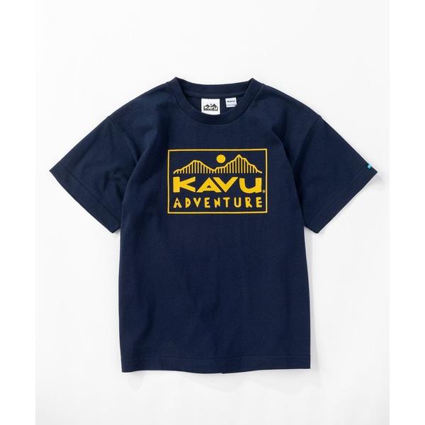 tシャツ KAVU/カブー K's ADVENTURE LOGO Tee/キッズアドベンチャーロゴテ...