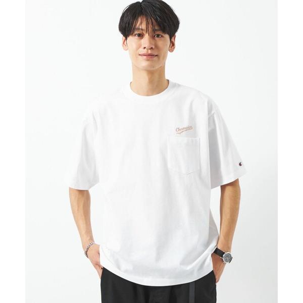 メンズ tシャツ Tシャツ 「別注」「Champion×green label relaxing」ロ...