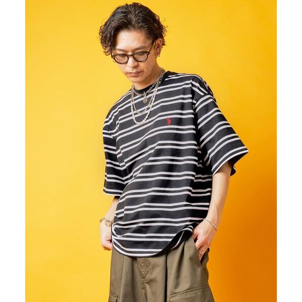 「U.S. POLO ASSN.」 半袖Tシャツ SMALL ブラック メンズ