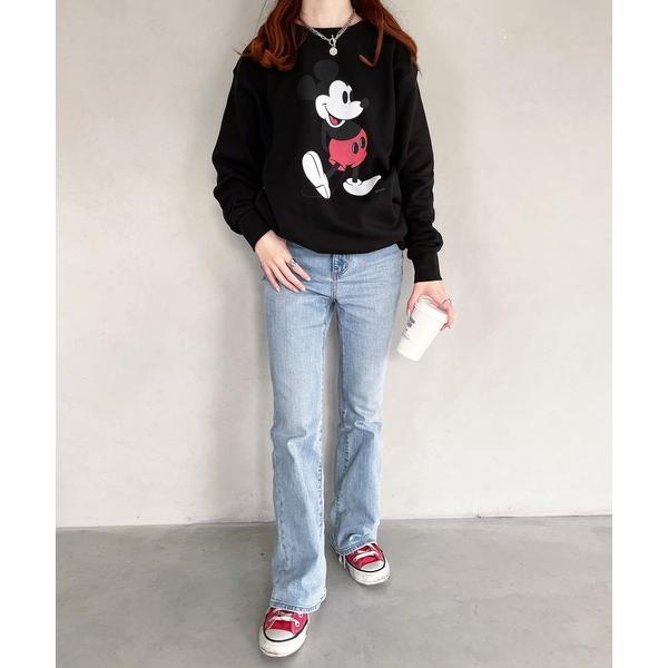 「MICKEY MOUSE」 「Disney」スウェットカットソー「CHARACHOIコラボ」 M ...