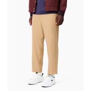 【オフホワイト】ヘリテージテニスロゴスウェットトラックパンツ ラコステ LACOSTE ヘリテージテニスロゴスウェットトラックパンツ