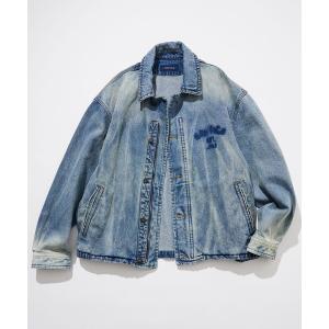 メンズ ジャケット Gジャン NAUTICA/ノーティカ Crushed Denim Blouson /クラッシュドデニム ブルゾン｜zozo