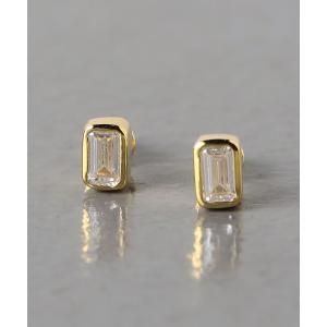 ピアス レディース SILVER925 RECビジュー ピアス｜zozo