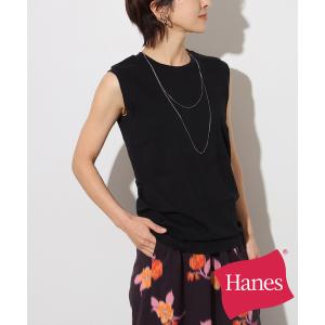 tシャツ Tシャツ レディース 「Hanes / ヘインズ」RE JAPAN FIT FOR HER スリーブレスTシャツ