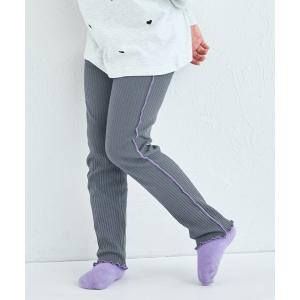パンツ 「リブコットン100」配色メロー 10分丈 リブレギンス キッズ 子供服 男の子 女の子｜ZOZOTOWN Yahoo!店