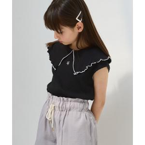 tシャツ ヘビロッTEEセーラー襟ノースリーブ/...の商品画像