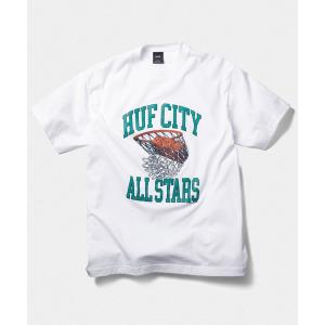 tシャツ Tシャツ メンズ SWISH TEE / HUF プリント Tシャツ