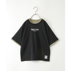 tシャツ Tシャツ キッズ 襟袖フェイクBIGTシャツ（120~160cm）｜ZOZOTOWN Yahoo!店