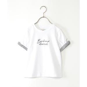 tシャツ Tシャツ キッズ 袖ストライプリボンT（120~160cm）｜ZOZOTOWN Yahoo!店